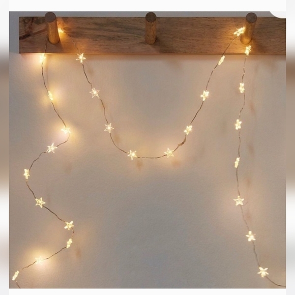 Free People Starry String Lights Mini White 7' Copper Wire With 3 Batteries NWT - Picture 16 of 16